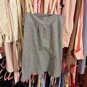 Vintage Y2K Fairycore Coquette Grey Abercrombie and Fitch Babydoll Cami Top Sz L